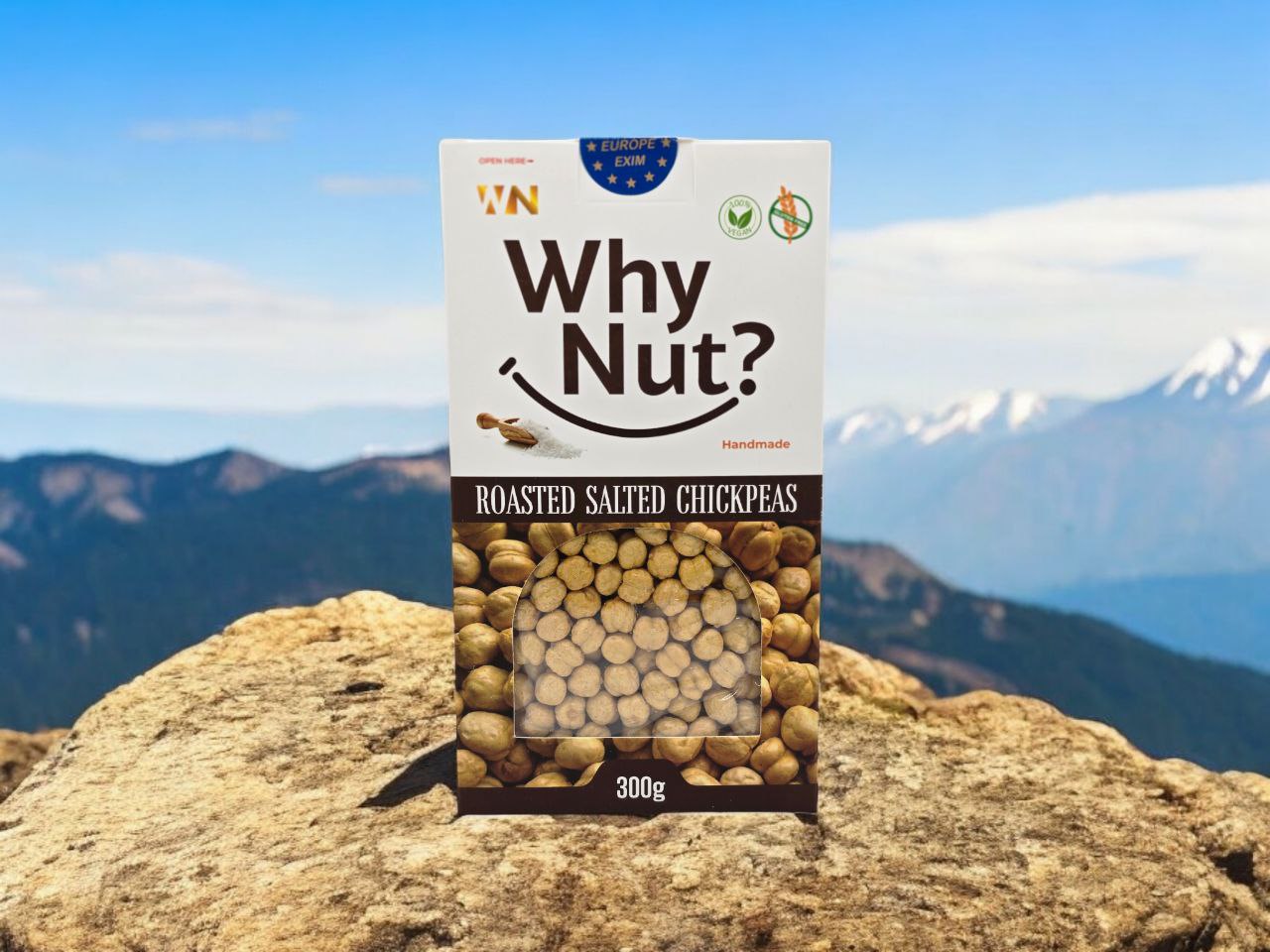 ROASTED SALTED CHICKPEAS (100% roasted chickpeas)